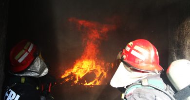 Reading fire with Vatra Dornei’s firefighters