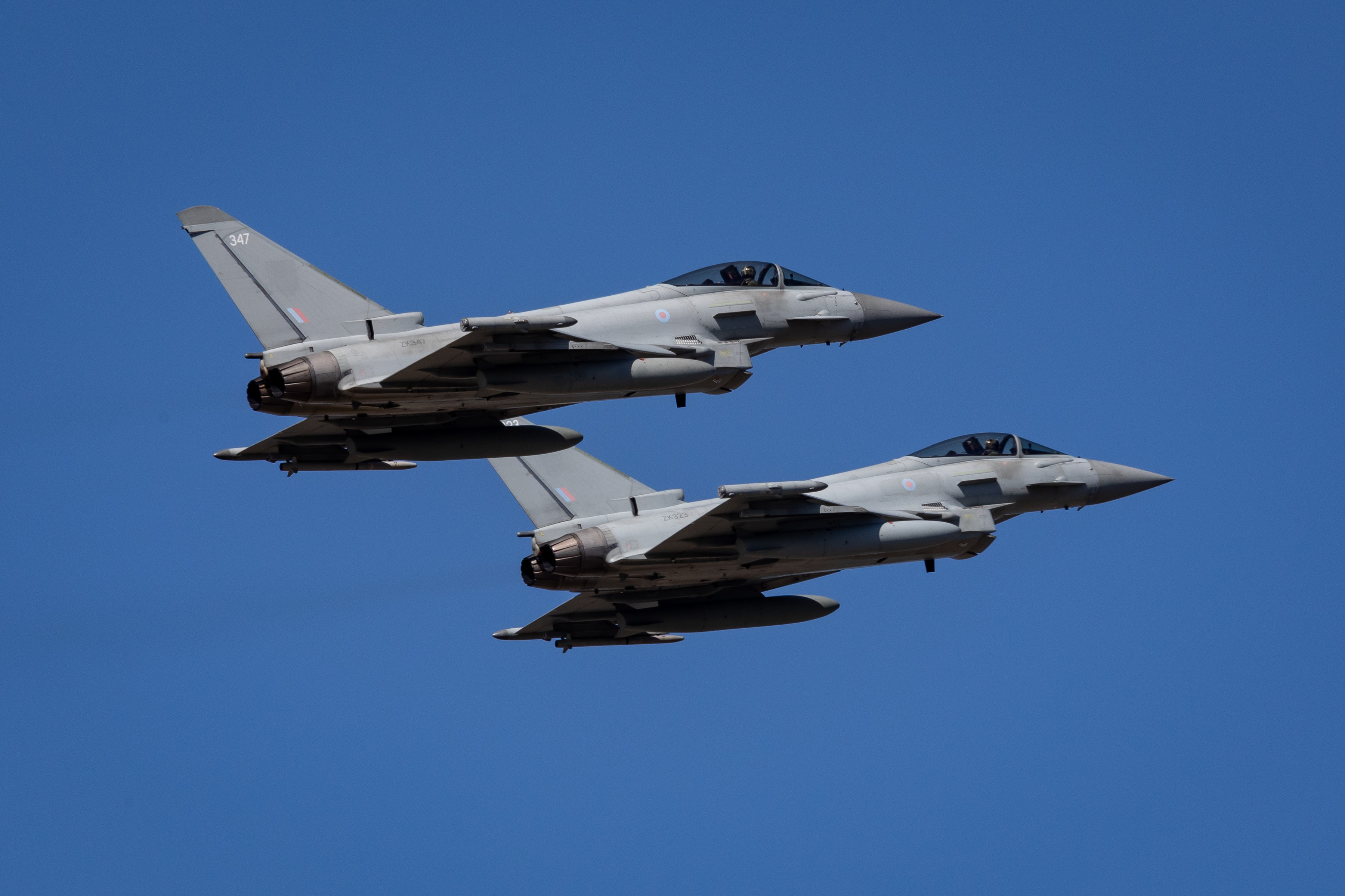 RAF Typhoons arrive In Romania for NATO Air Policing Mission